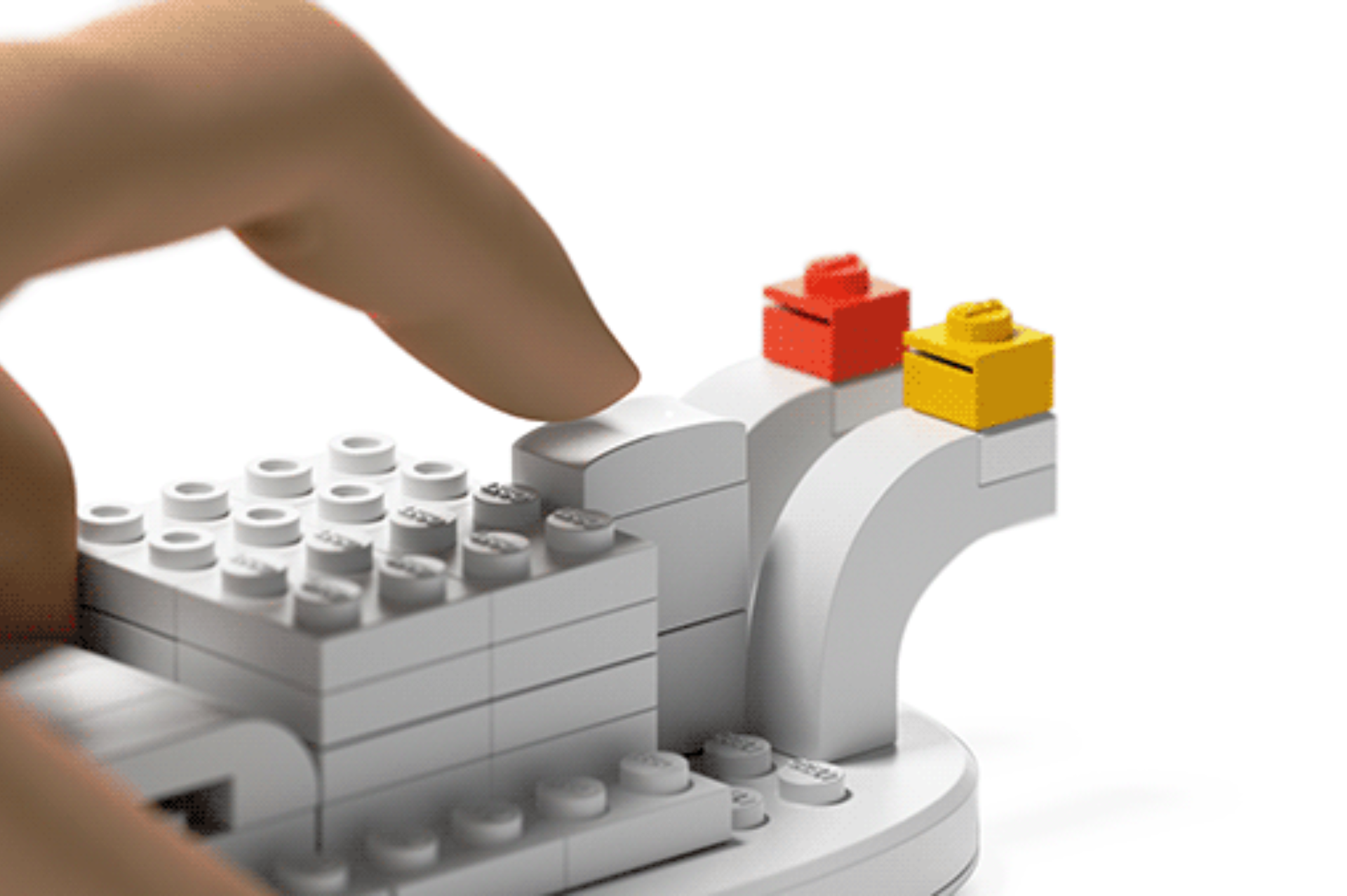 clickbrick: El Mouse conceptual  Inspirado en LEGO
