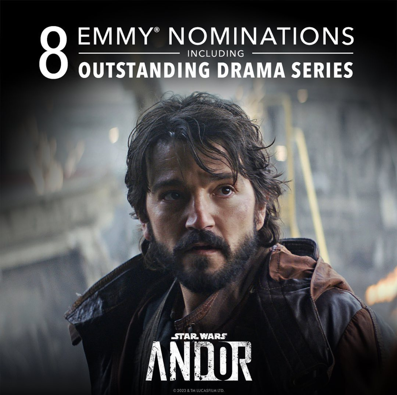 Diego Luna y Guillermo del Toro nominados a los Premios Emmy 2023