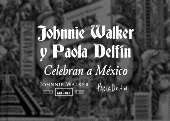 Dónde comprar la botella edición especial de Whisky Johnnie Walker Black Label Keep Walking City Mexico City CDMX diseñada por Paola Delfín