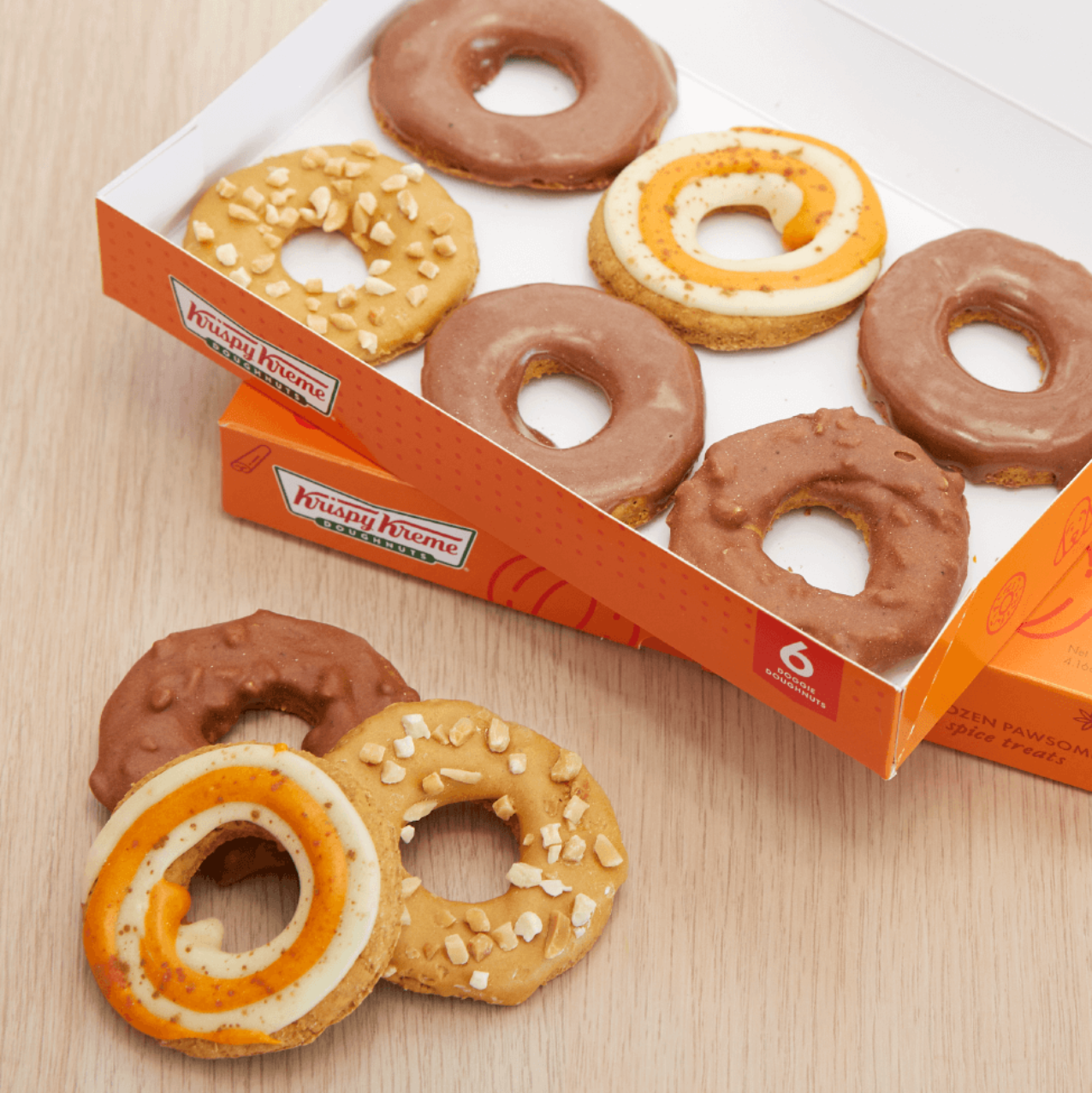 Krispy Kreme anunció rosquillas especiales para perros 