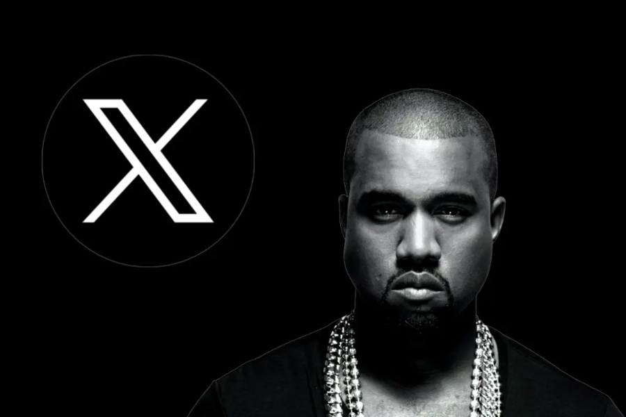 Kanye West regresa a twitter, o a la nueva plataforma X