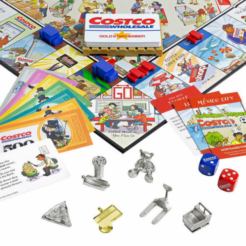 Monopoly lanza nuevo juego con temática de Costco