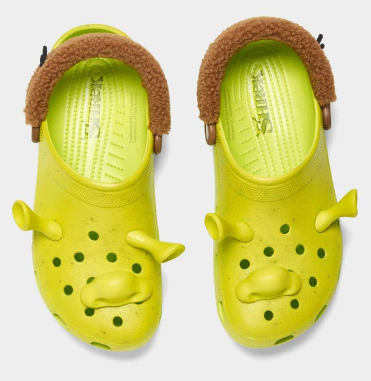 Crocs edición limitada inspirados en Shrek