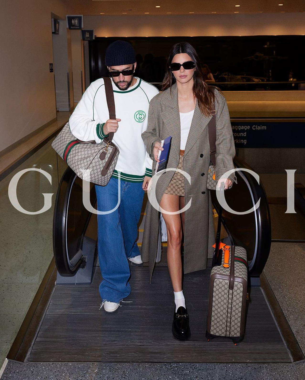 Bad Bunny y Kendall Jenner: el nuevo rostro de Gucci Valigeria
