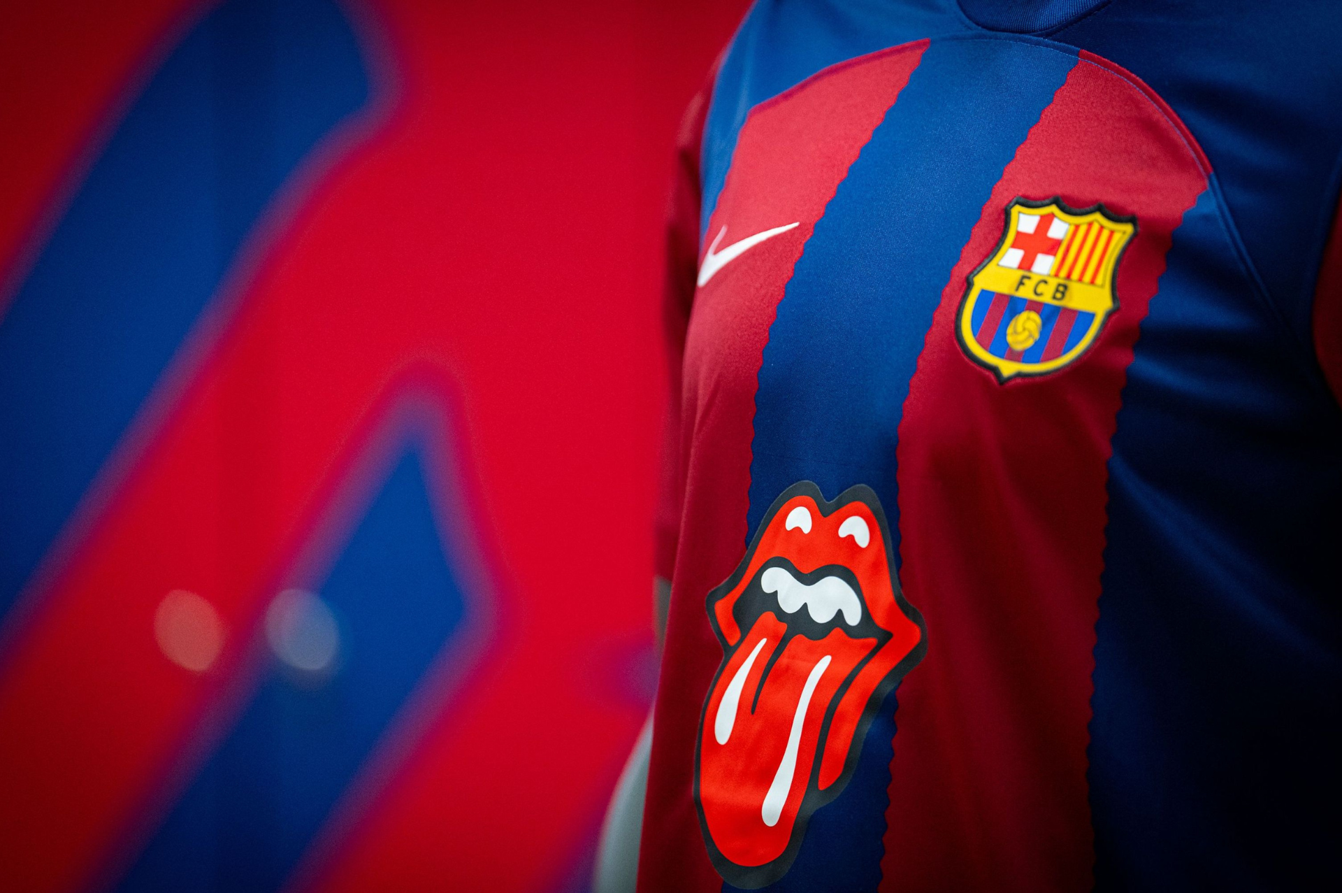 Los Rolling Stones en la Playera del Barcelona con Spotify 