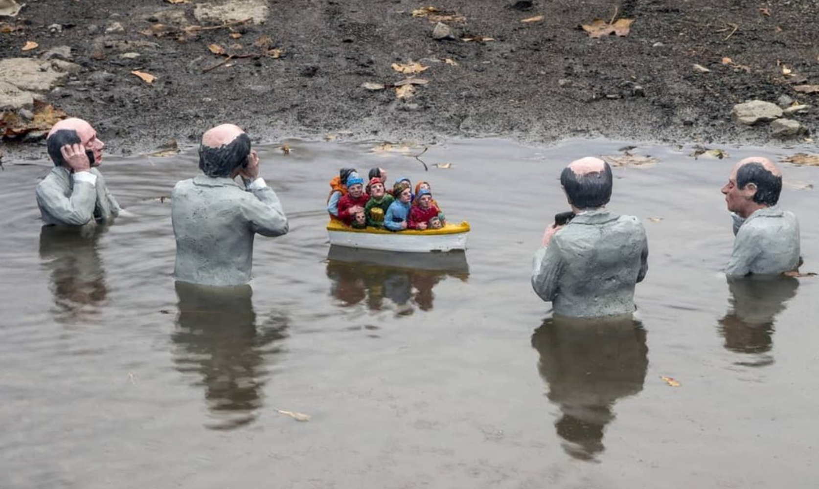 Isaac Cordal, un artista que enfrenta la crisis climática