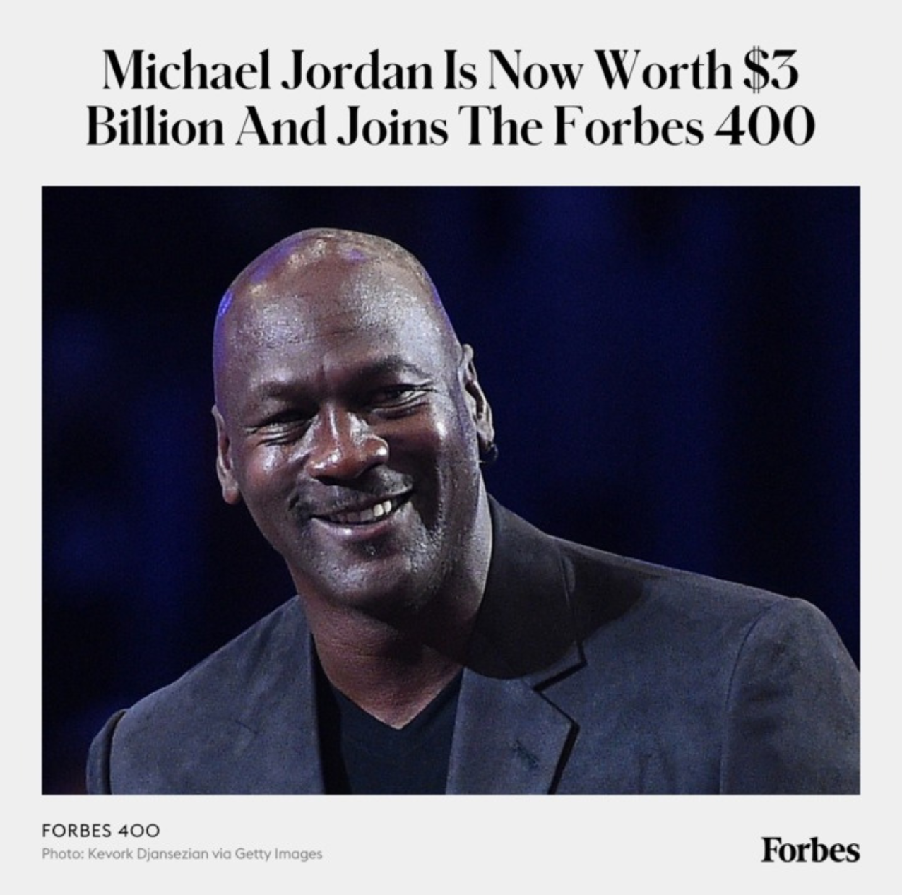 Michael Jordan primer deportista que está entre los más ricos del mundo
