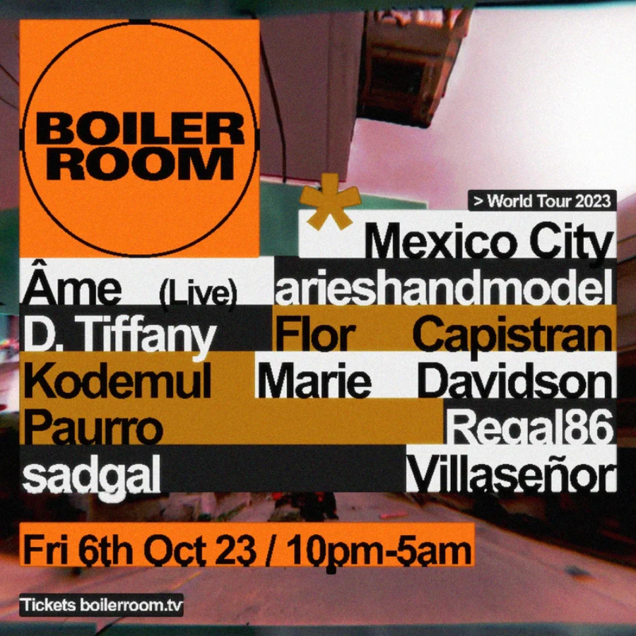 Boiler room World tour 2023 llega a Ciudad de México