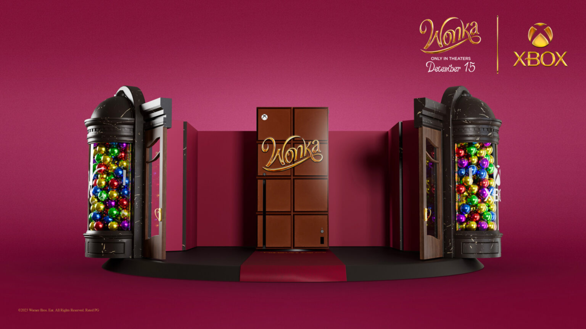 Xbox anuncia Series X edición especial Wonka con un mando de chocolate