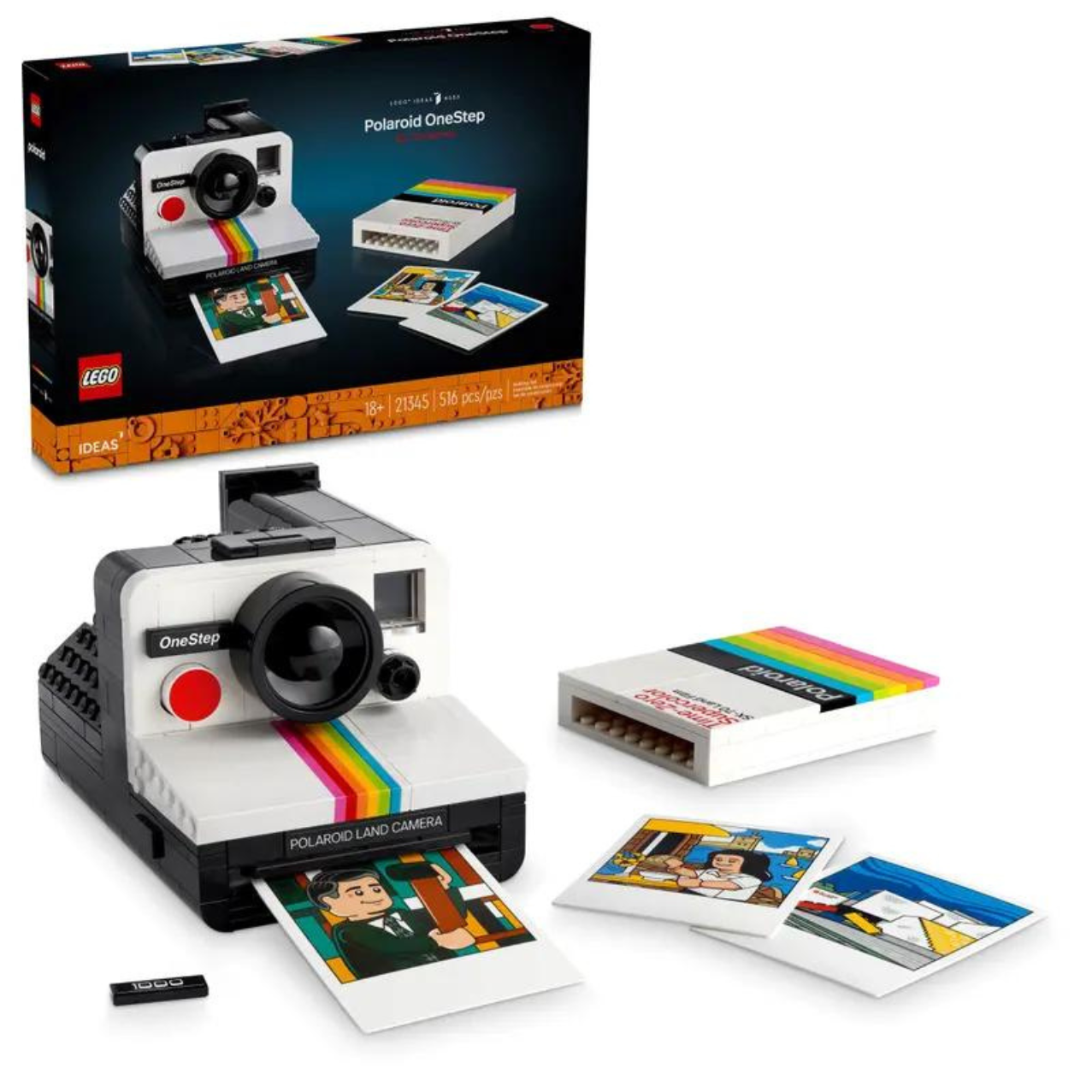 LEGO Polaroid OneStep SX-70: Un viaje de nostalgia en ladrillos