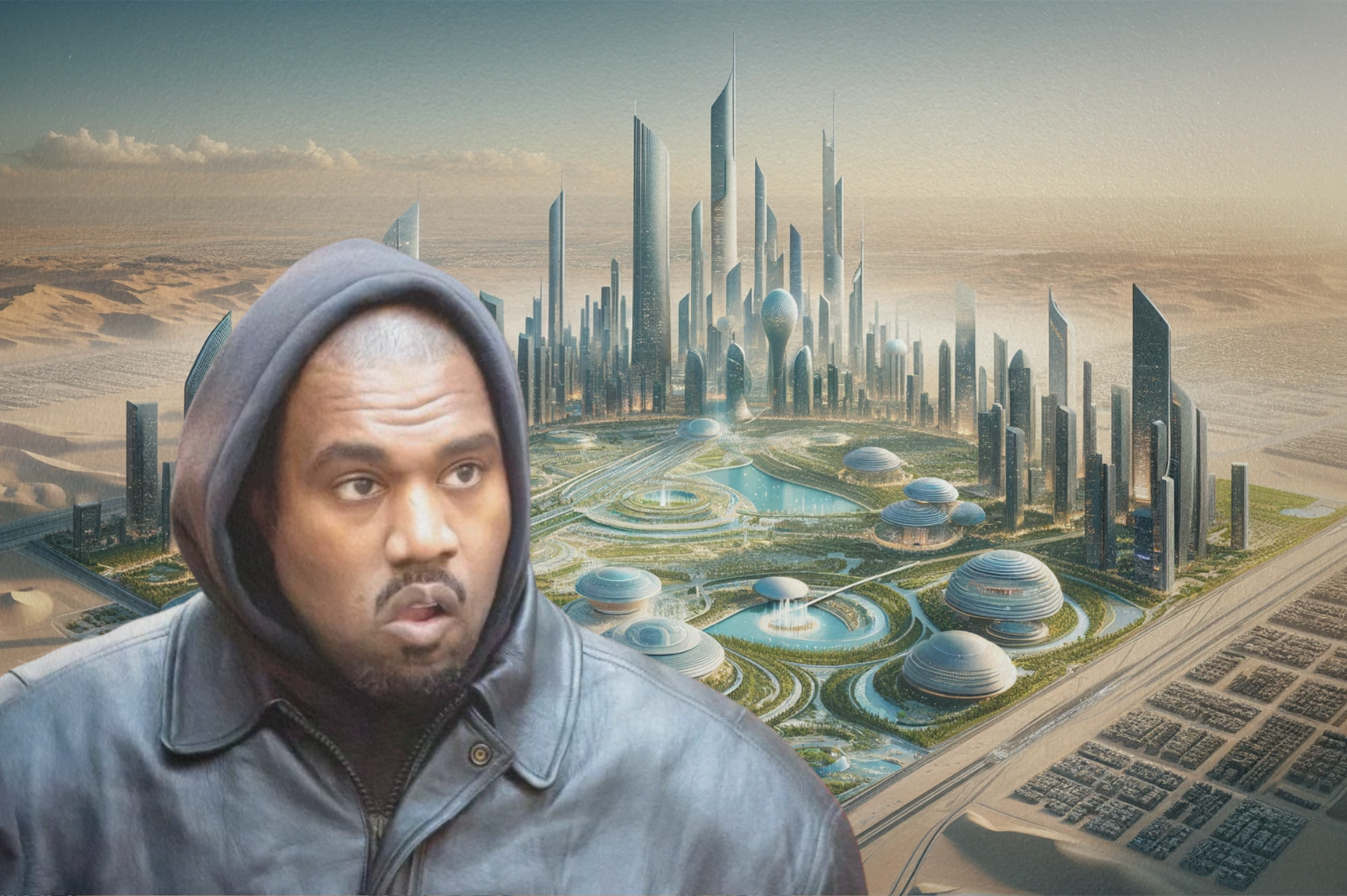 Kanye West construiría ciudad futurista en Oriente Medio