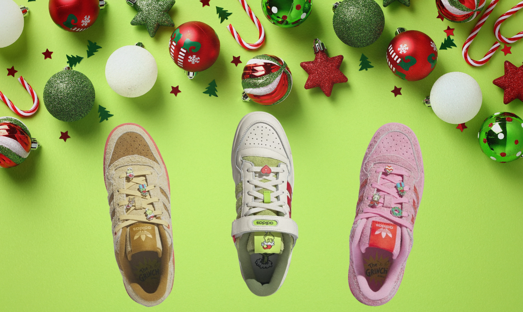 ¡Adidas y 'El Grinch' Juntos en Navidad! con Nueva Colección de Tenis