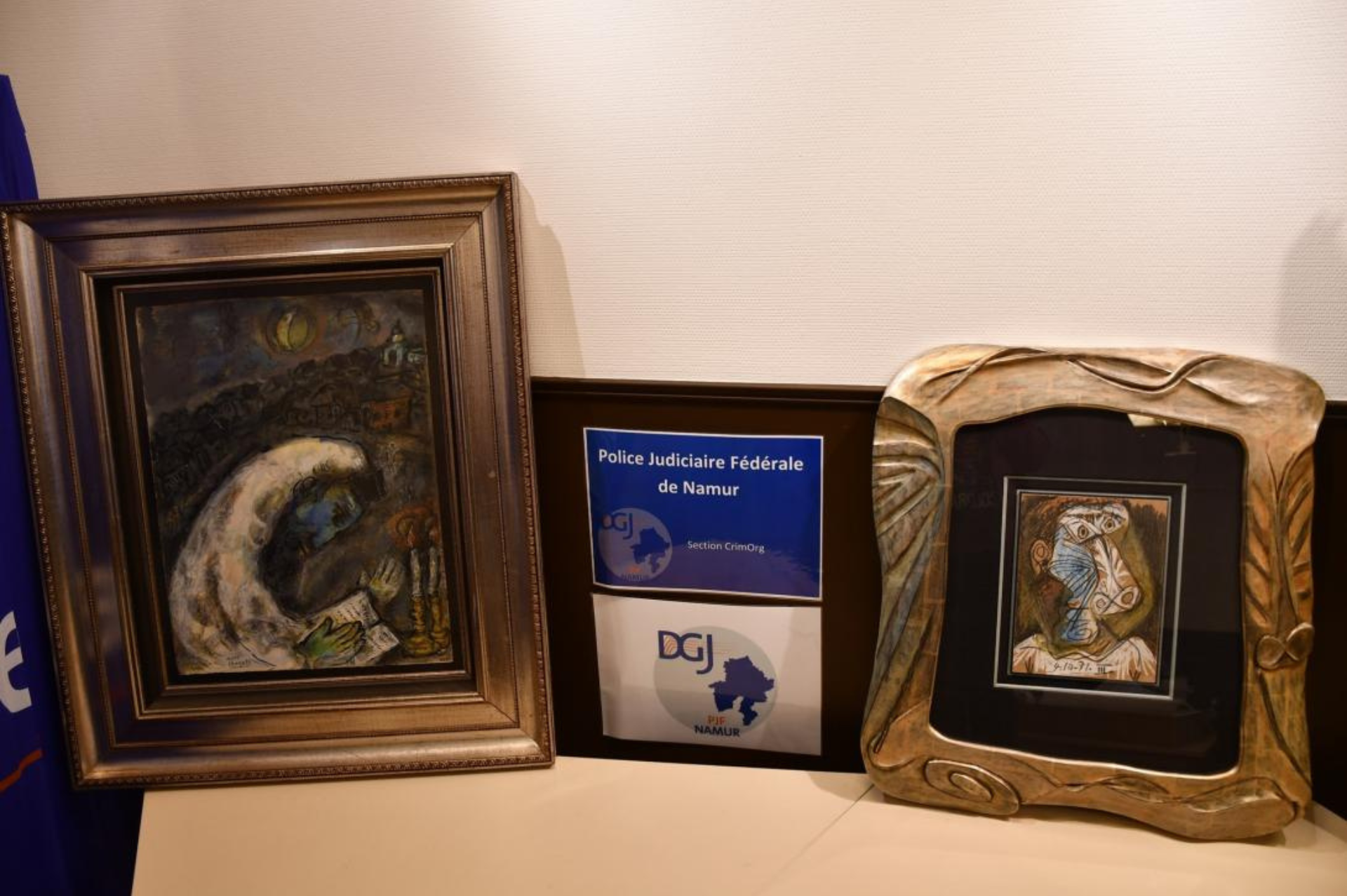 Recuperan cuadros de Picasso y Chagall de un sótano tras ser robados 14 años atrás