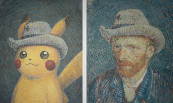 Regresa la tarjeta promocional Pikachu-Van Gogh